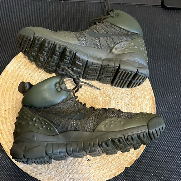 Nike Lupinek Fly Knit Defender Cargo Military Sneakers Size 10 - Picture 16 of 16